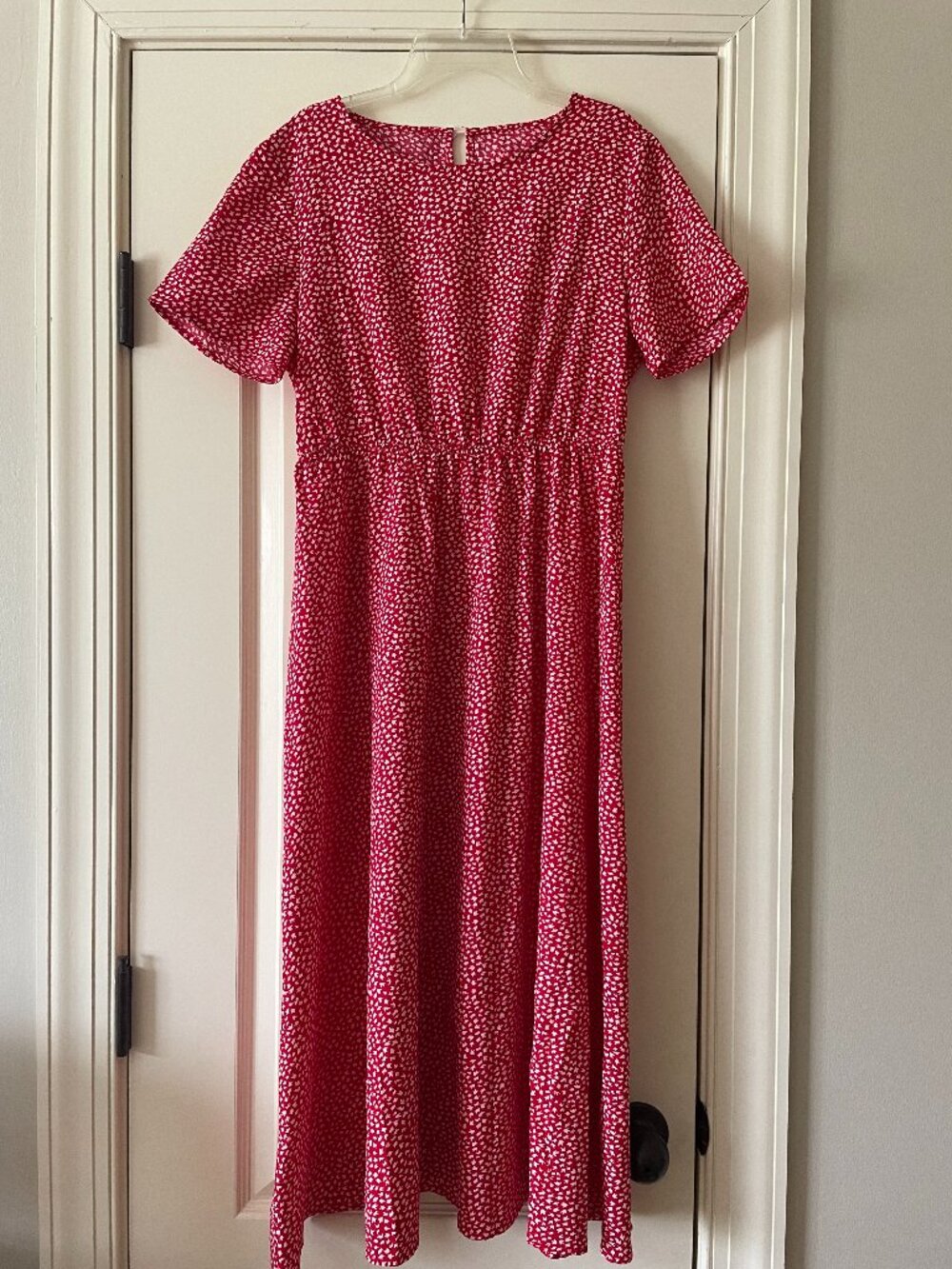 Red and White Polka Dot Dress